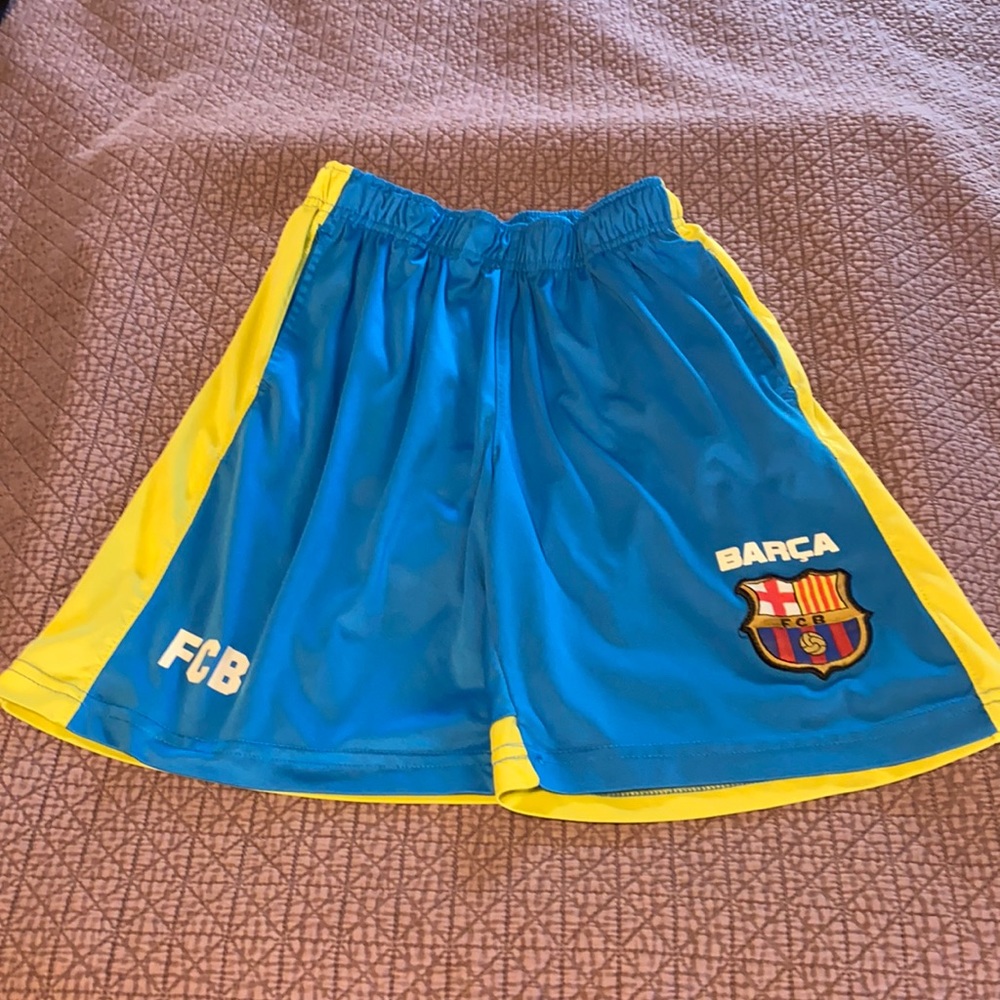 FCB BARCA soccer shorts